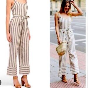 NWOT Romeo & JUliette couture pinstriped jumper